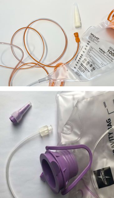 What is ENFit and how is it used with enteral feeding products? bags